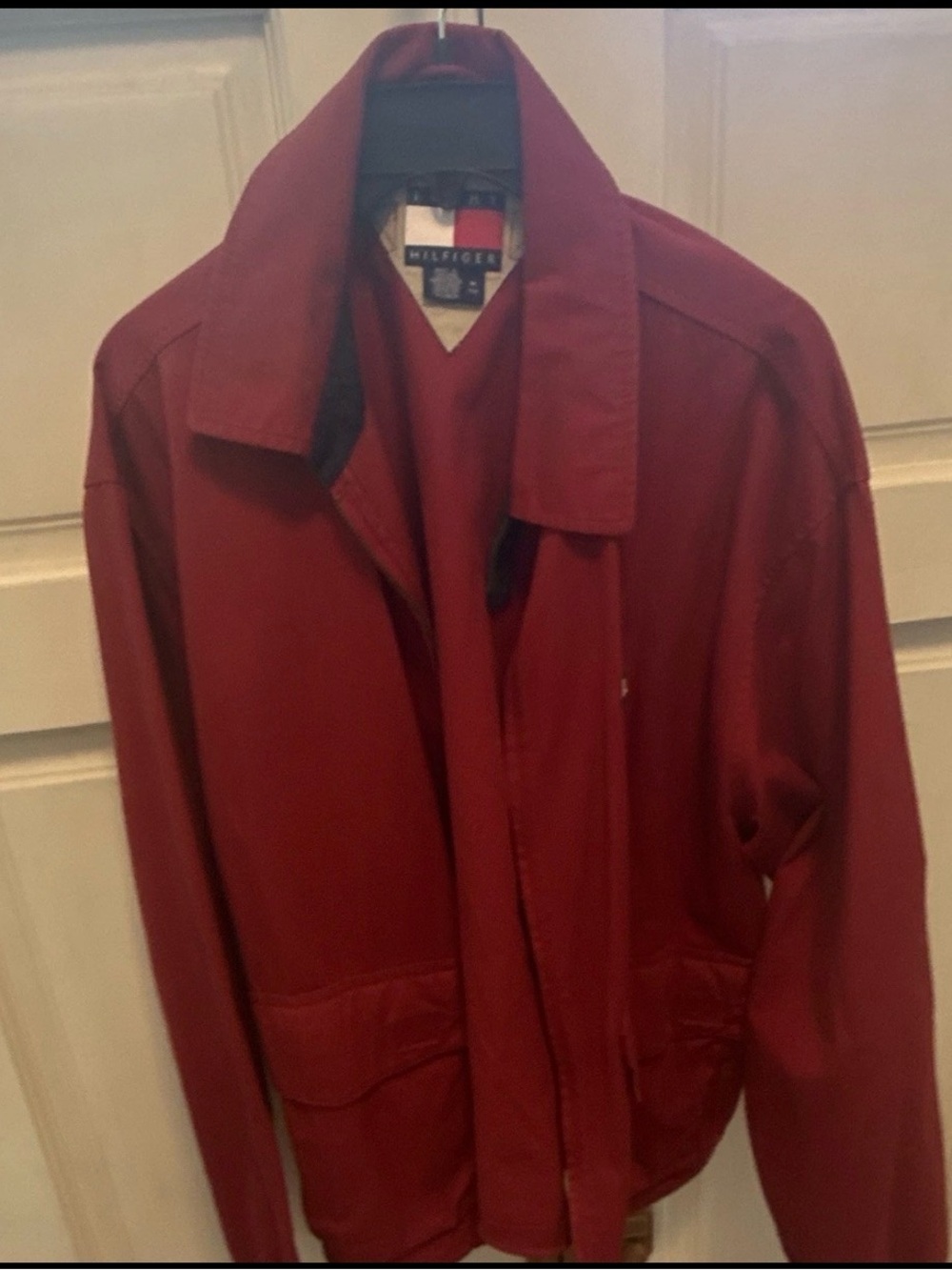 Tommy Hilfiger Men's Red Casual Jacket